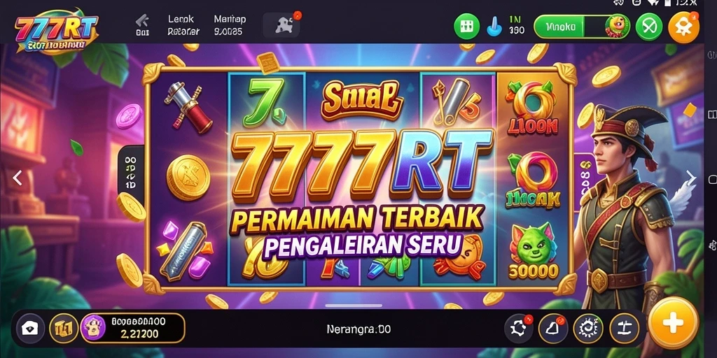Tangkapan layar gameplay menampilkan keseruan permainan Slot di 777RT.