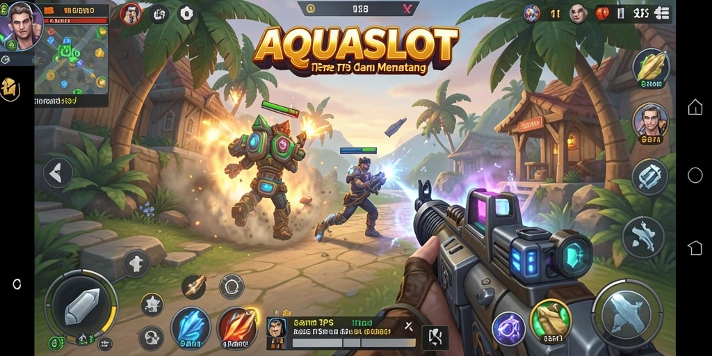 Gameplay AQUASLOT yang seru dan mendebarkan.