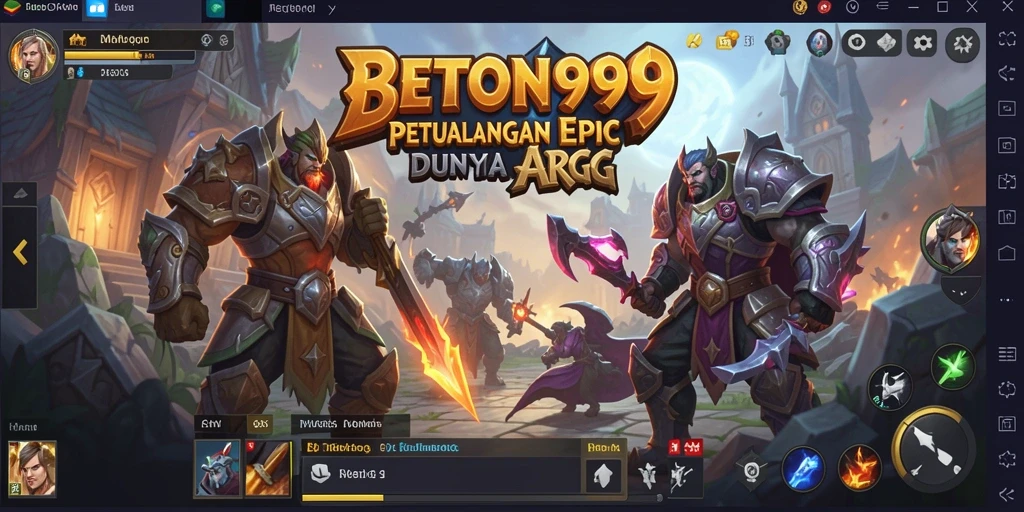 Tampilan aksi seru dalam gameplay BETON999 yang penuh tantangan.