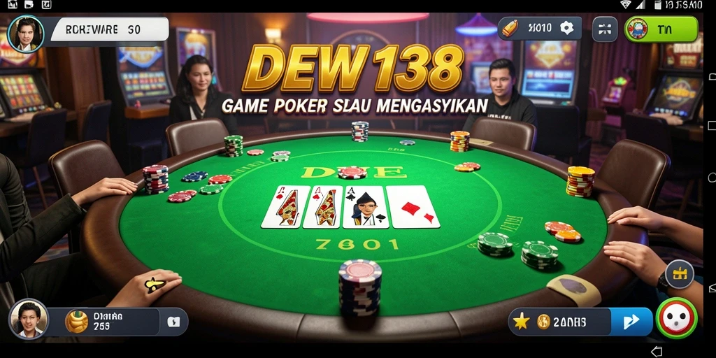 Tampilan utama DEWI138 menampilkan permainan poker yang mendebarkan.