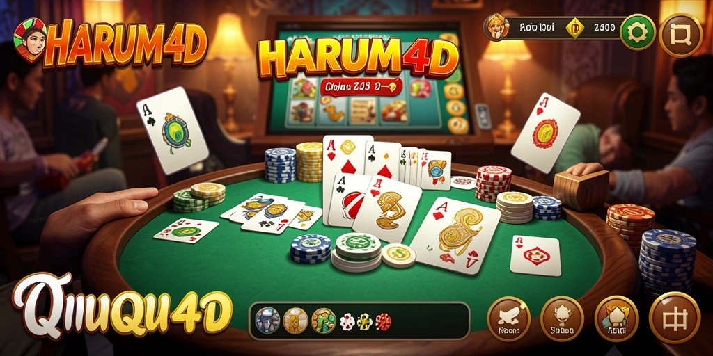 Gameplay QiuQiu yang seru di HARUM4D.