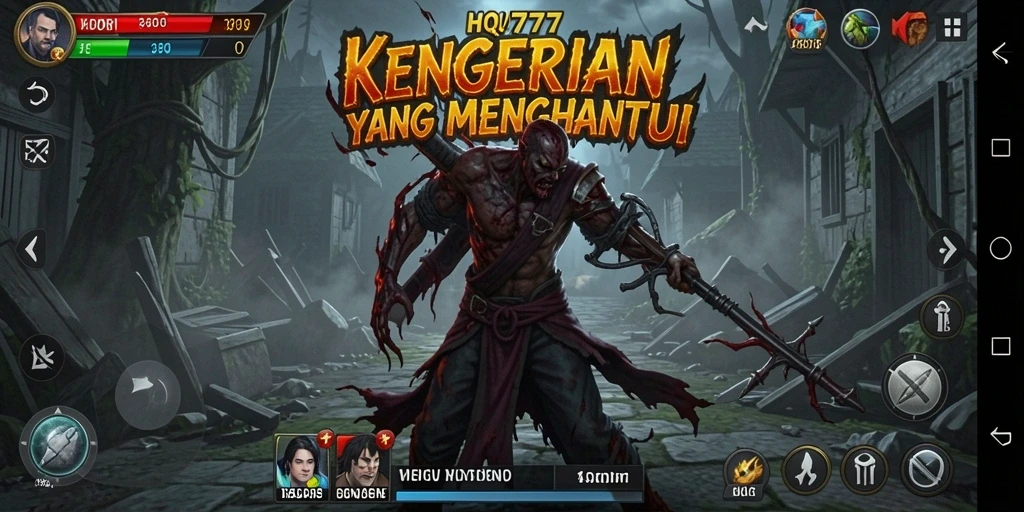 Menampilkan gameplay mencekam di dunia Horror yang gelap.