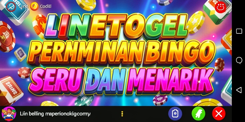 Tampilan gameplay Bingo yang seru dan menarik di LINETOGEL.