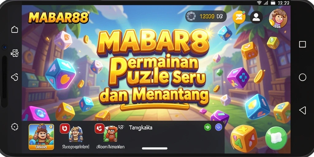 Tampilan gameplay puzzle yang menarik dari MABAR88.