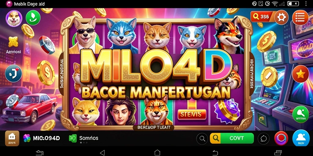 Tampilan menarik dari gameplay Slot di MILO4D.