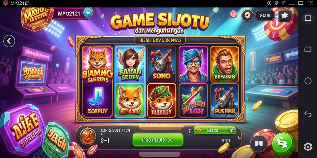 Screenshot gameplay MPO2121 menunjukkan keseruan bermain slot.