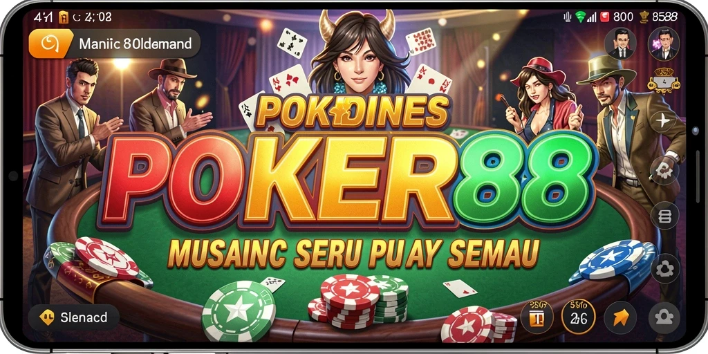 Tampilan menarik dalam gameplay musik POKER88 yang seru dan interaktif.