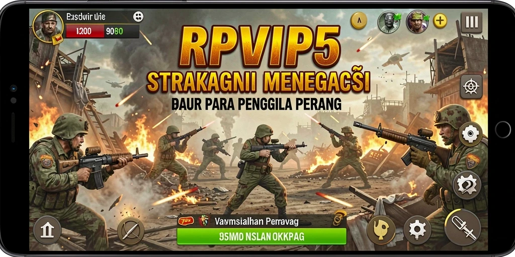 Tampilan gameplay RPVIP5 yang mendebarkan dalam pertempuran strategi.
