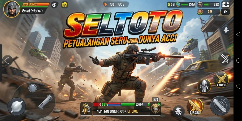 Tangkapan layar gameplay SELTOTO menampilkan aksi mendebarkan dalam pertempuran.