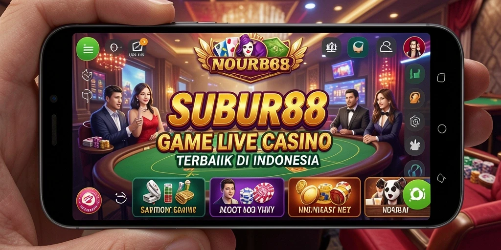 Screenshot gameplay Live Casino SUBUR88 saat permainan berlangsung.