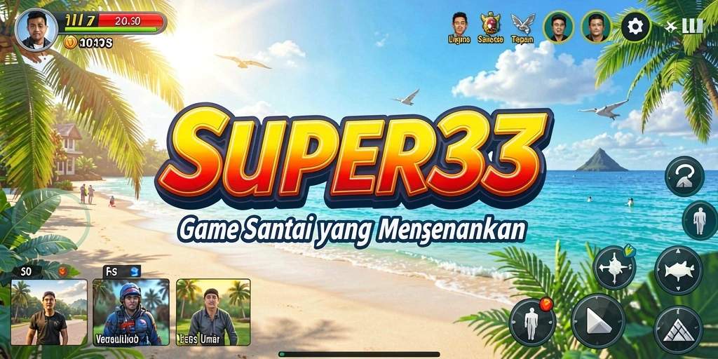Tangkapan layar menampilkan gameplay SUPER33 yang seru dan mengasyikkan.