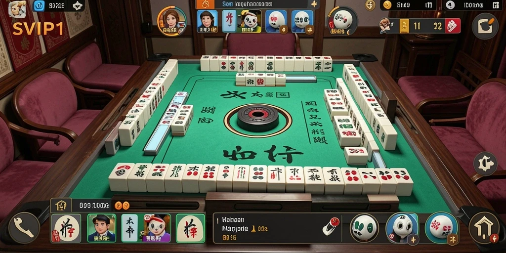 Gameplay menarik dari SVIP1 menampilkan elemen Mahjong yang seru.