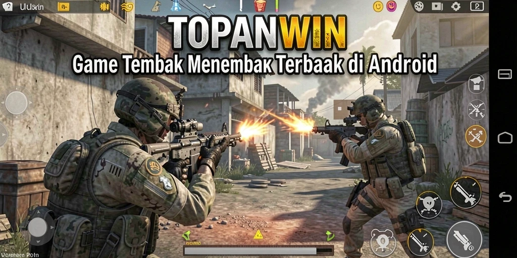 Screeenshot gameplay TOPANWIN dengan aksi tembak menembak yang mendebarkan.